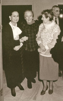 Suzanne Dellal Center - 1989 Gala in the presence of Mia Arbatova - her last photo